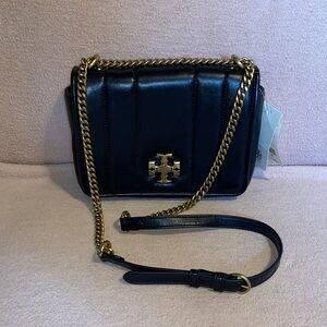 Tory Burch Black Kira Chain Shoulder Bag